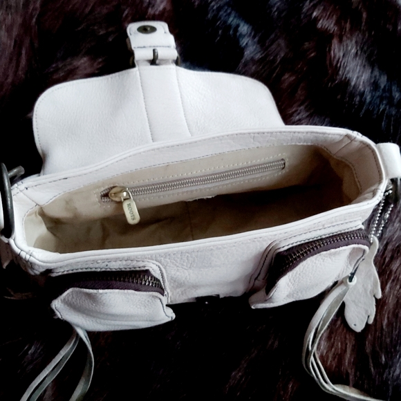 🇨🇦 Roots Emily-Princess Ivory Shoulder Satchel - Picture 13 of 16